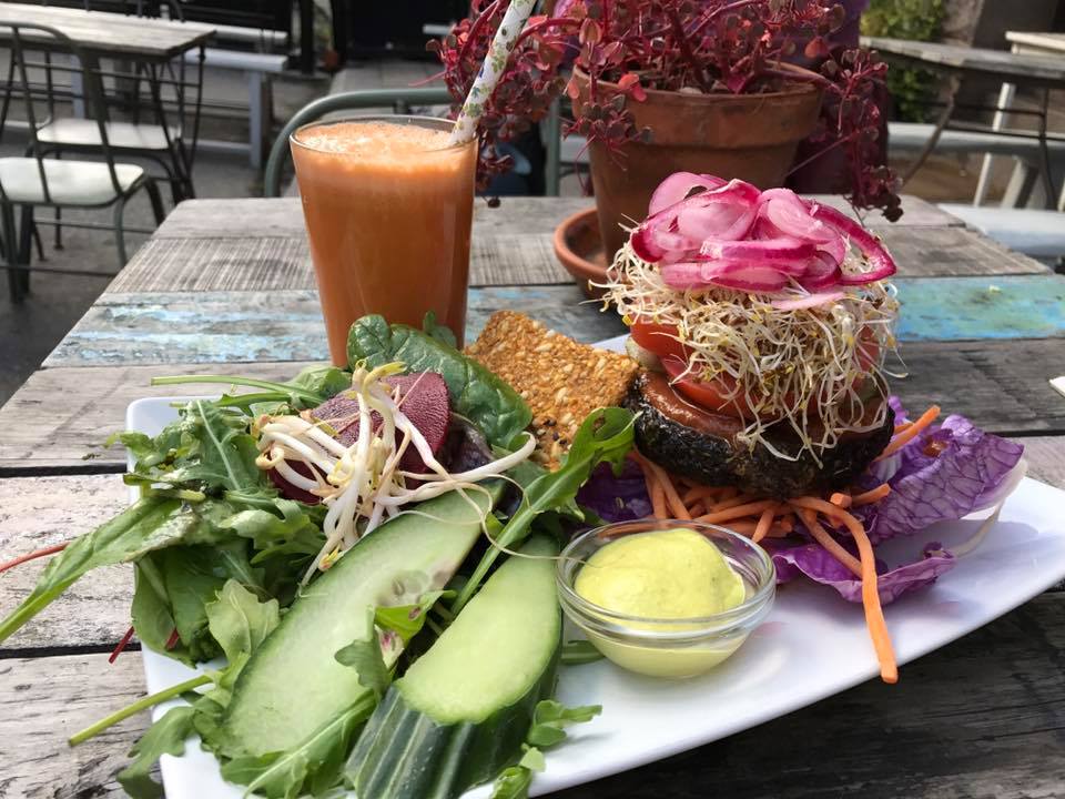 My lunch at Raw Food House